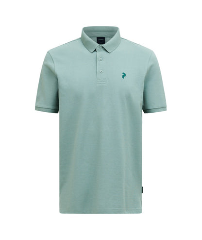 Classic Cotton Polo Men Green Valley