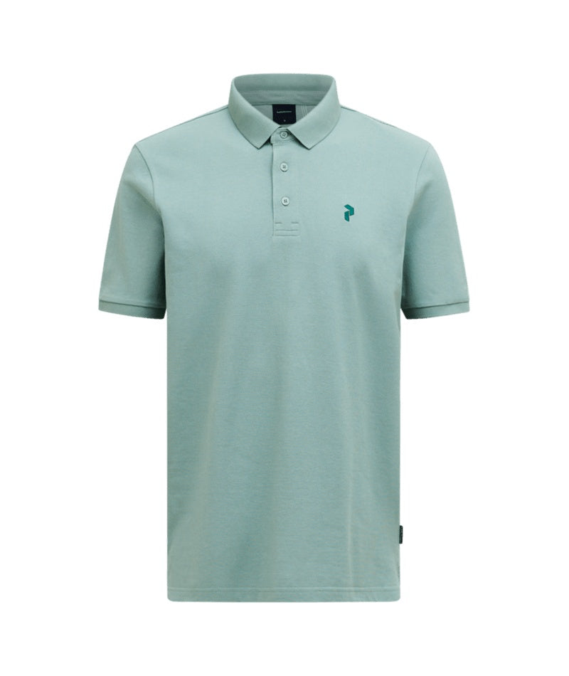 Classic Cotton Polo Men Green Valley