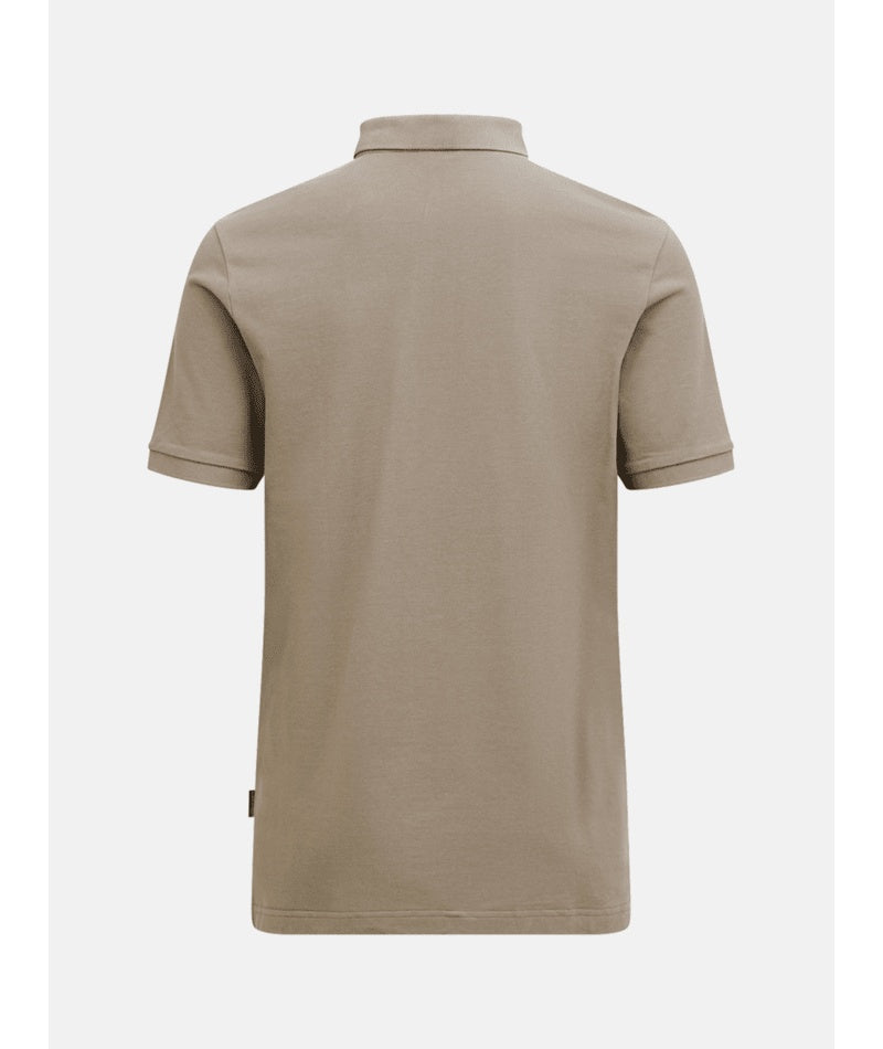 Classic Cotton Polo Men Avid Beige