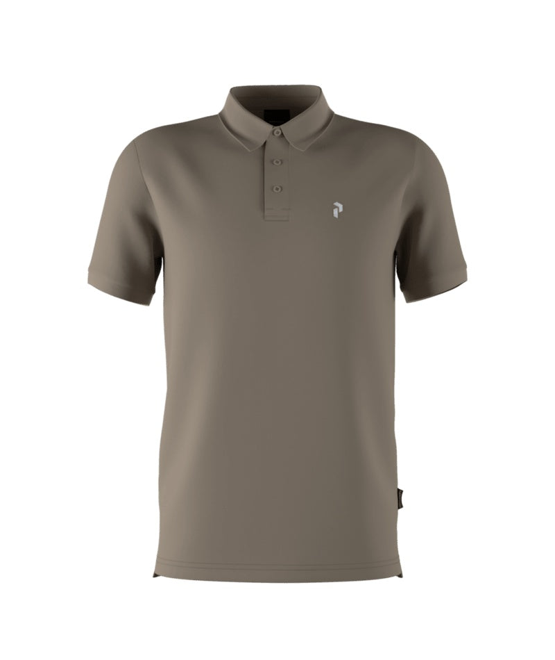 Classic Cotton Polo Men Avid Beige