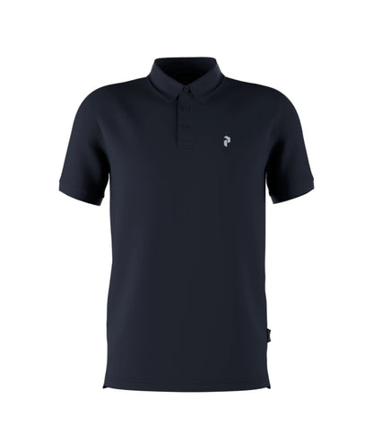 Classic Cotton Polo Men Bleu Shadow