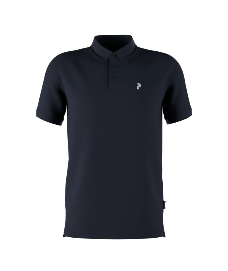 Classic Cotton Polo Men Bleu Shadow