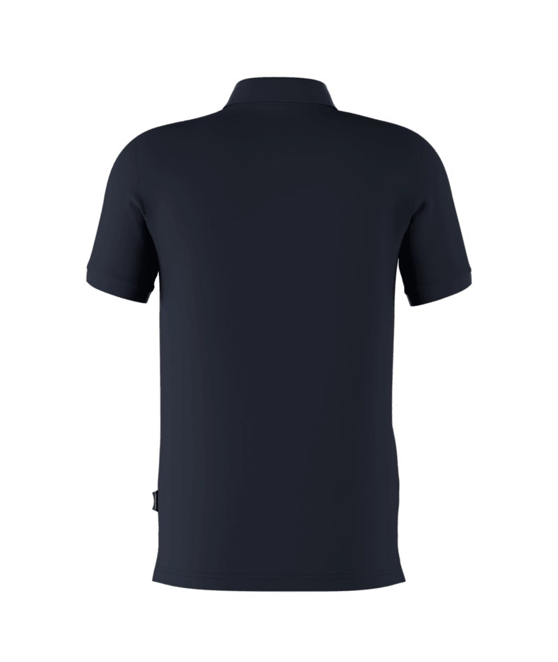 Classic Cotton Polo Men Bleu Shadow