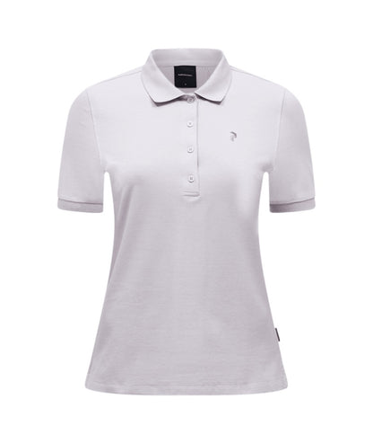 Classic Cotton Polo Women Mistyt Lavender