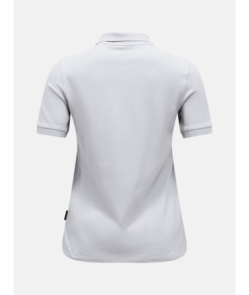 Classic Cotton Polo Women Summit Smoke