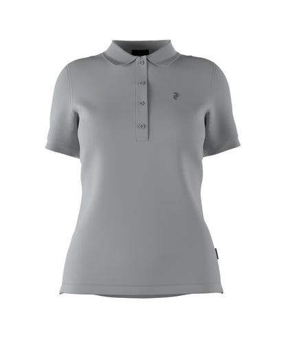 Classic Cotton Polo Women Summit Smoke