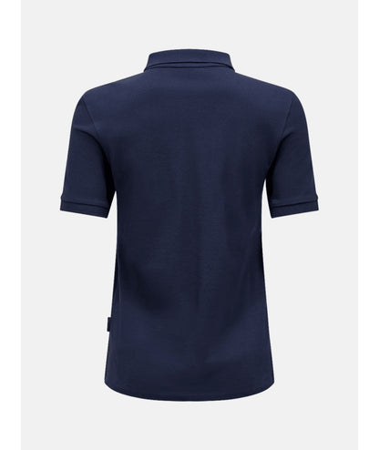 Classic Cotton Polo Women Blue Shadow