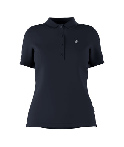 Classic Cotton Polo Women Blue Shadow