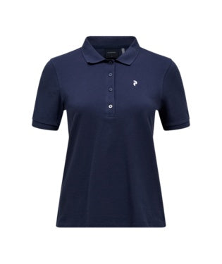 Classic Cotton Polo Women Blue Shadow