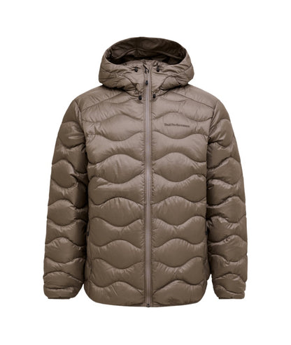 Helium Down Hood Jacket Men Terrain Tan