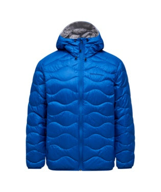 Helium Down Hood Jacket Men True Blue Summit Smoke