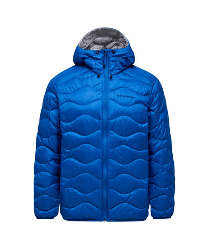 Helium Down Hood Jacket Men True Blue Summit Smoke