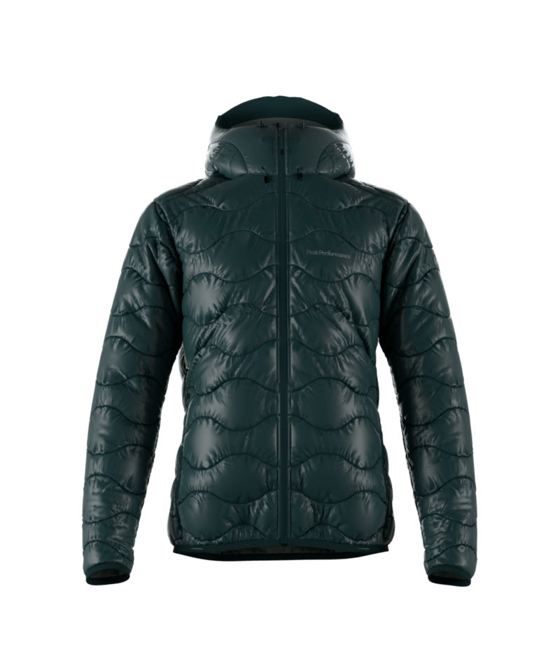 Helium Down Hood Jacket Men Ponderosa Pine Green Valley