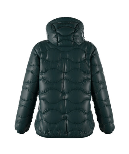 Helium Down Hood Jacket Women Ponderosa Pine Green Valley