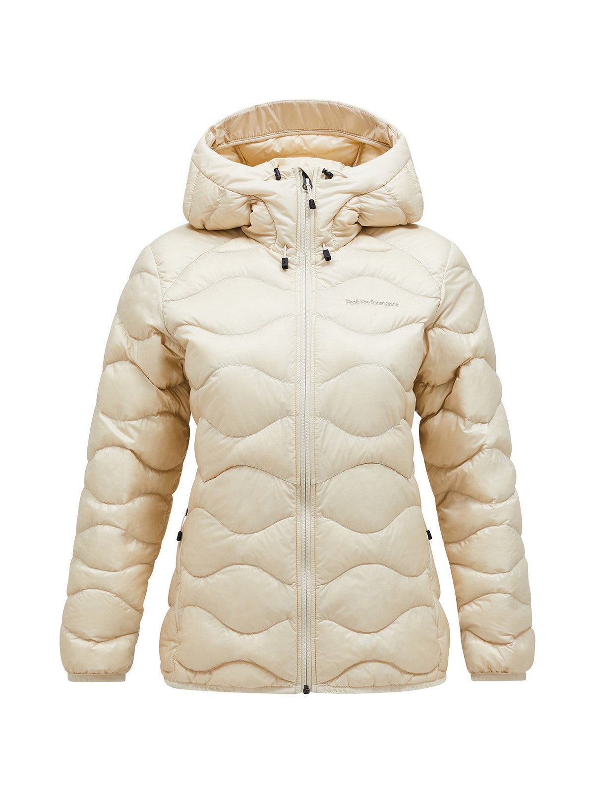 Helium Down Hood Jacket Women Sand Fog