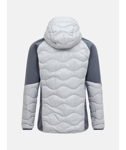 Helium Down Hybrid Hood Men Summit Smoke Quiet Grey