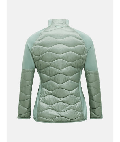 Helium Hybrid Down Jacket Women Green Valley