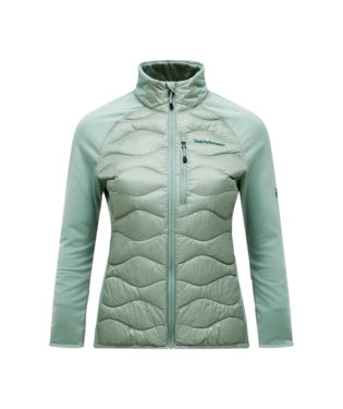 Helium Hybrid Down Jacket Women Green Valley