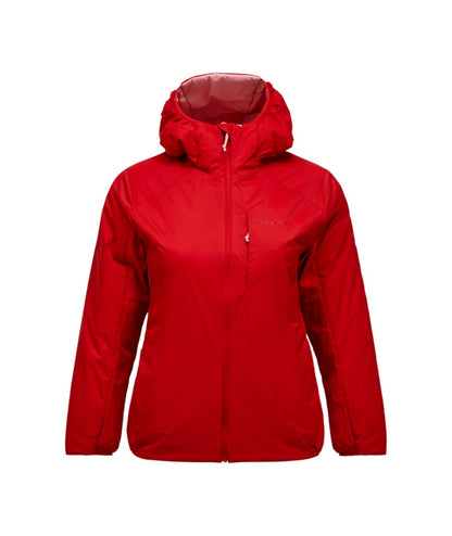 Freelight Reversible Insulated Hood Jacket W Red ¨Pompeian Warm Blush