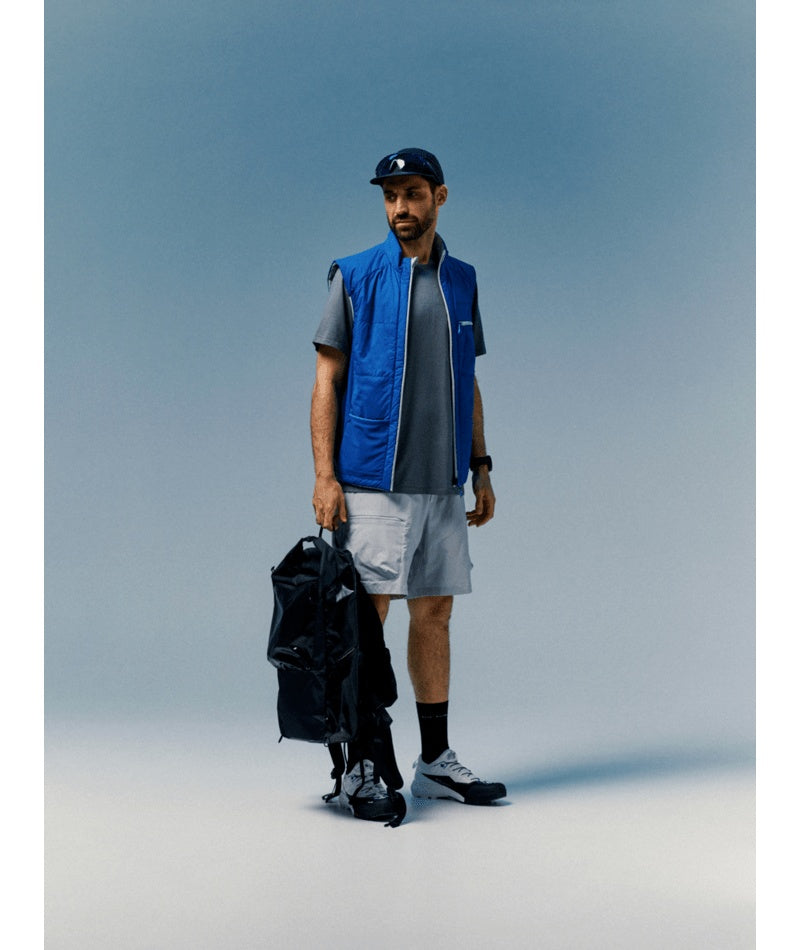 Freelight Reversible Insulated Vest Men Summit Smoke True Blue