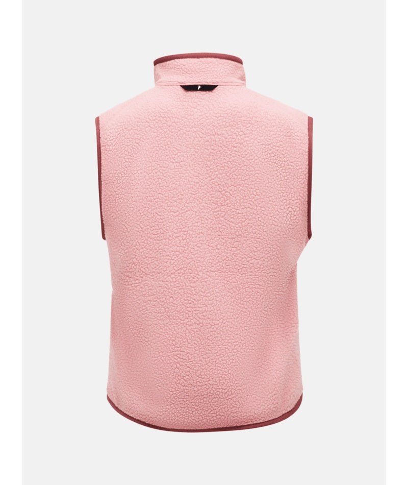 NatureRush Pile Vest Women Warm Blush