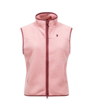 NatureRush Pile Vest Women Warm Blush