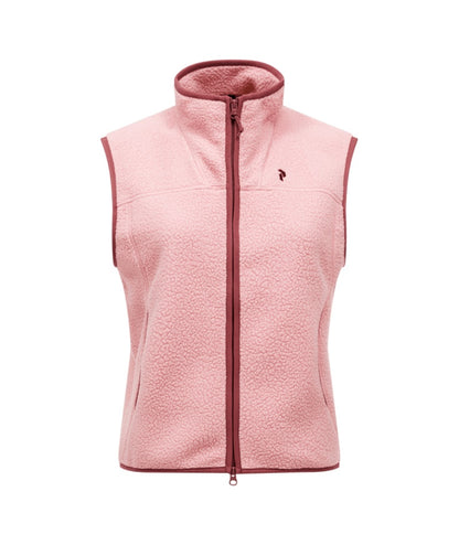 NatureRush Pile Vest Women Warm Blush