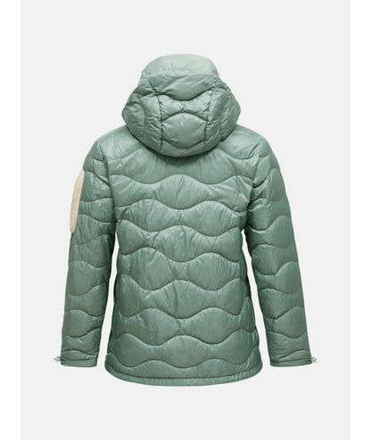 Helium Utility Down Hood Jacket Women Green Valley Ponderosa Pine
