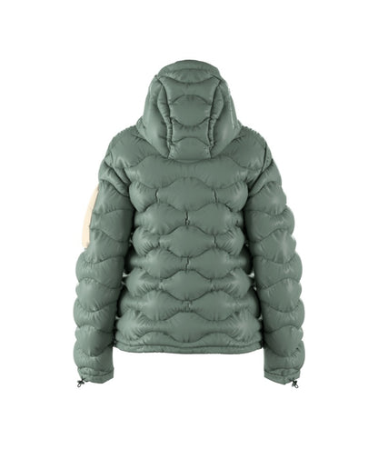 Helium Utility Down Hood Jacket Women Green Valley Ponderosa Pine