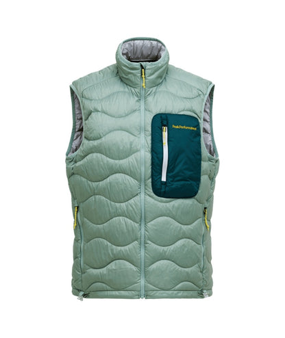 Helium Utility Down Vest Men Green Valley Ponderosa Pine