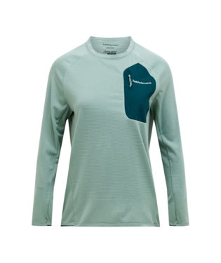 Freelight Polartec® Power Grid™ Crew Women  Green Valley Ponderosa Pine