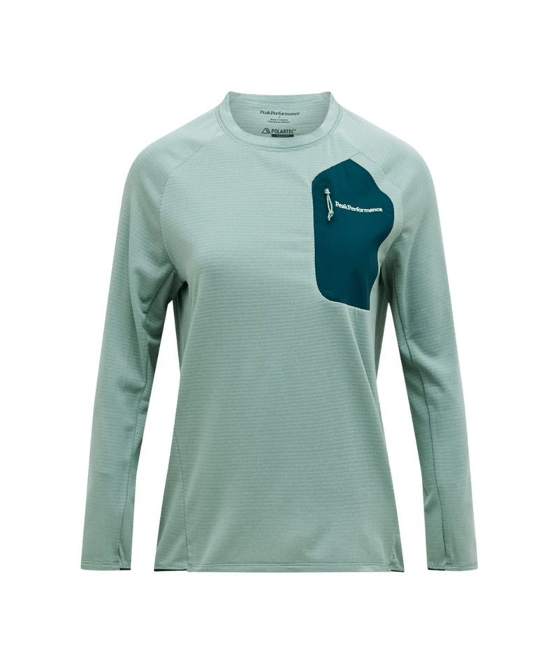 Freelight Polartec® Power Grid™ Crew Women  Green Valley Ponderosa Pine