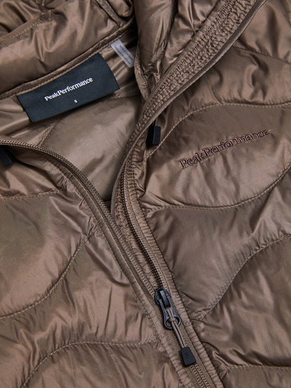 W Helium Down Hood Jacket-Terrain Tan