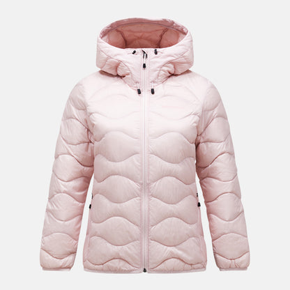 W Helium Down Hood Jacket-Frosted Blosso