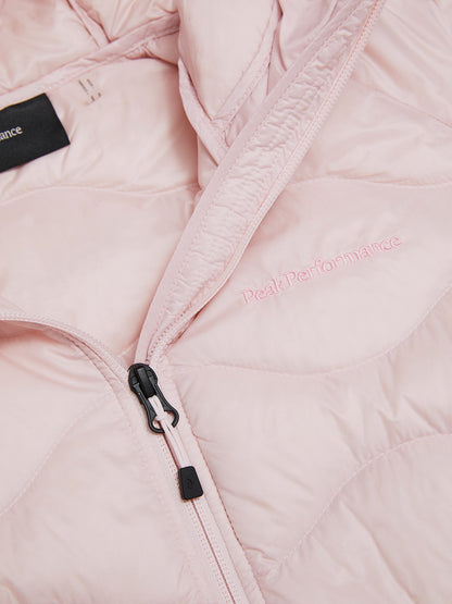 W Helium Down Hood Jacket-Frosted Blosso