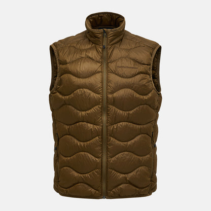 M Helium Down Vest-Meadow Moss