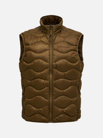 M Helium Down Vest-Meadow Moss
