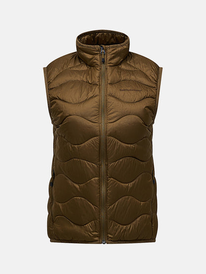 W Helium Down Vest-Meadow Moss