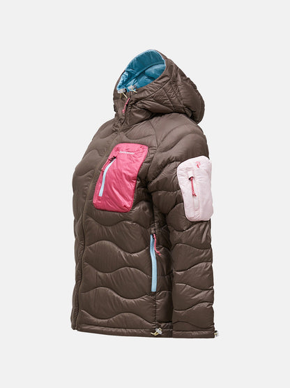 W Helium Utility Down Hoo-Terrain Tan-MO