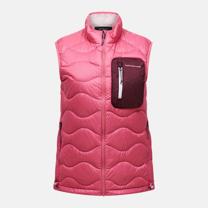 W Helium Utility Down Ves-MOUNTAIN BLUSH