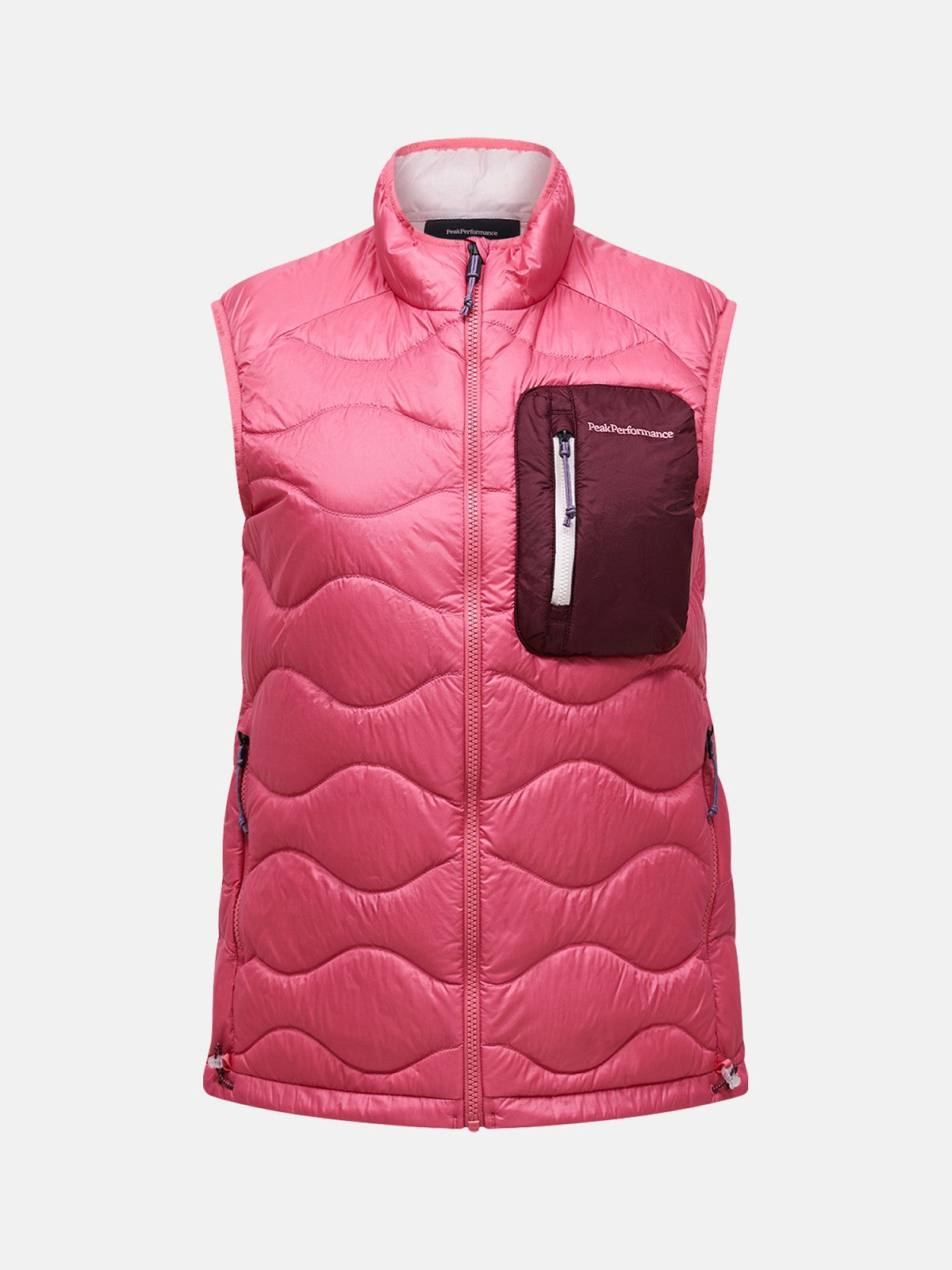 W Helium Utility Down Ves-MOUNTAIN BLUSH
