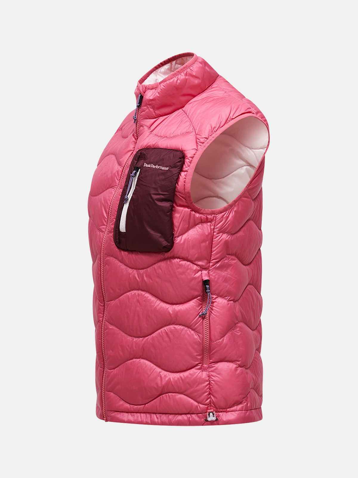 W Helium Utility Down Ves-MOUNTAIN BLUSH