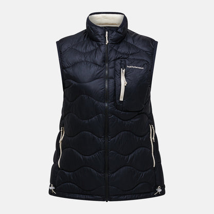 W Helium Utility Down Ves-BLACK-SAND FOG