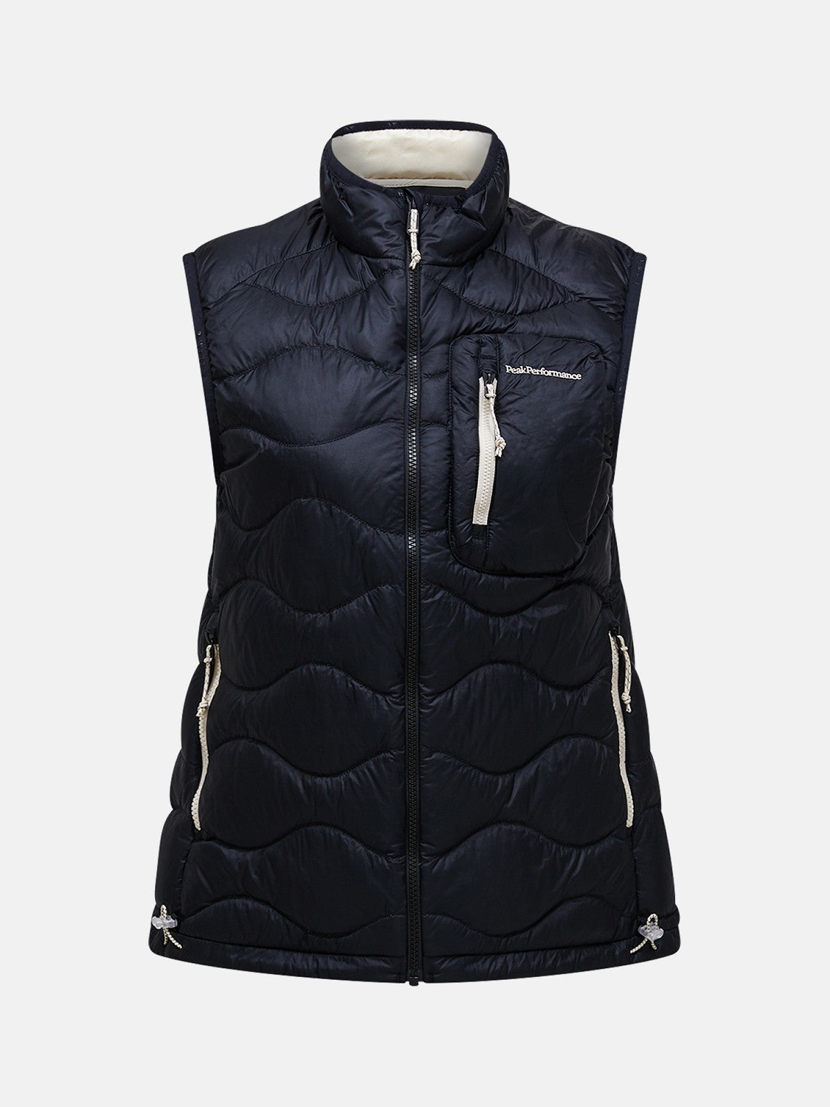 W Helium Utility Down Ves-BLACK-SAND FOG