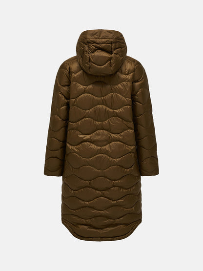 W Helium Down Coat-Meadow Moss