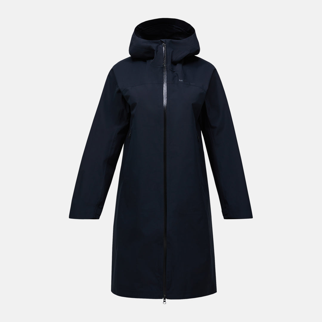 W Treeline Shell Parka-BLACK