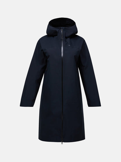 W Treeline Shell Parka-BLACK