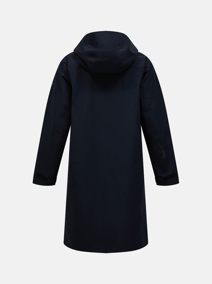 W Treeline Shell Parka-BLACK