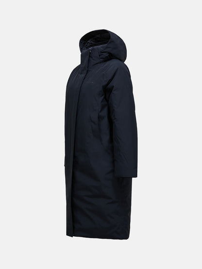 W Treeline Down Coat-BLACK