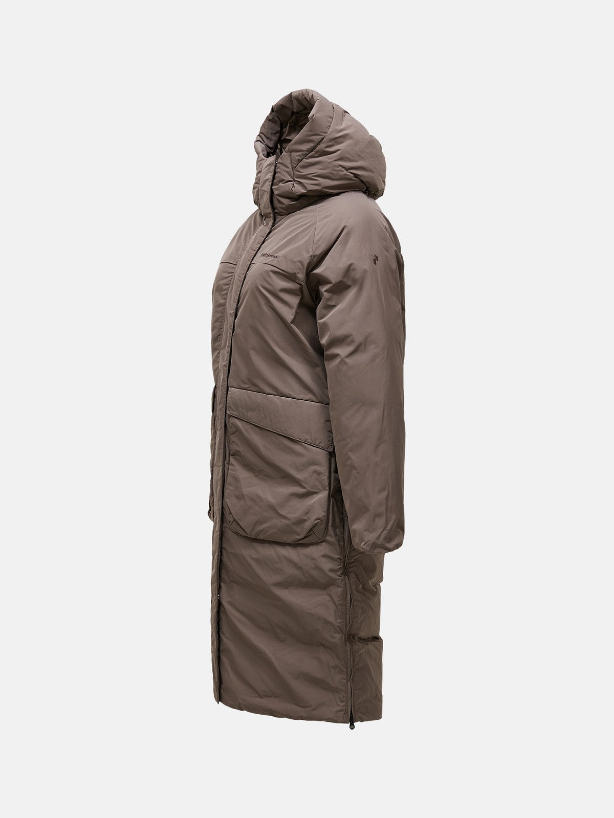 W Mountainroam Down Coat-Terrain Tan